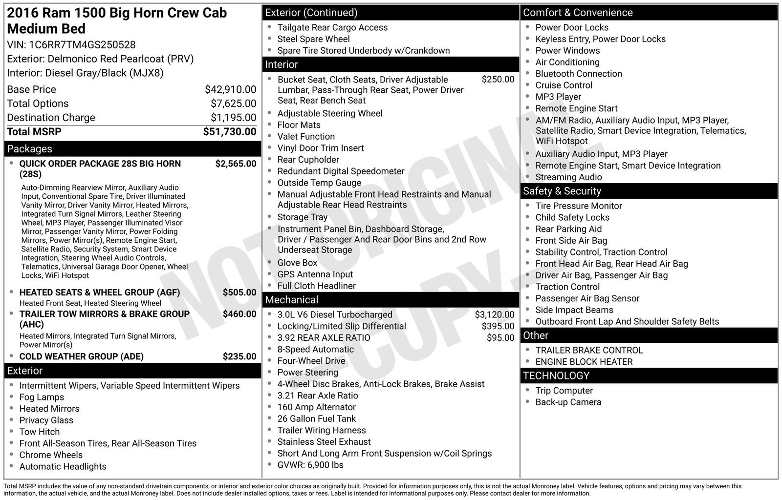 Used 2016 RAM 1500 Big Horn image 8