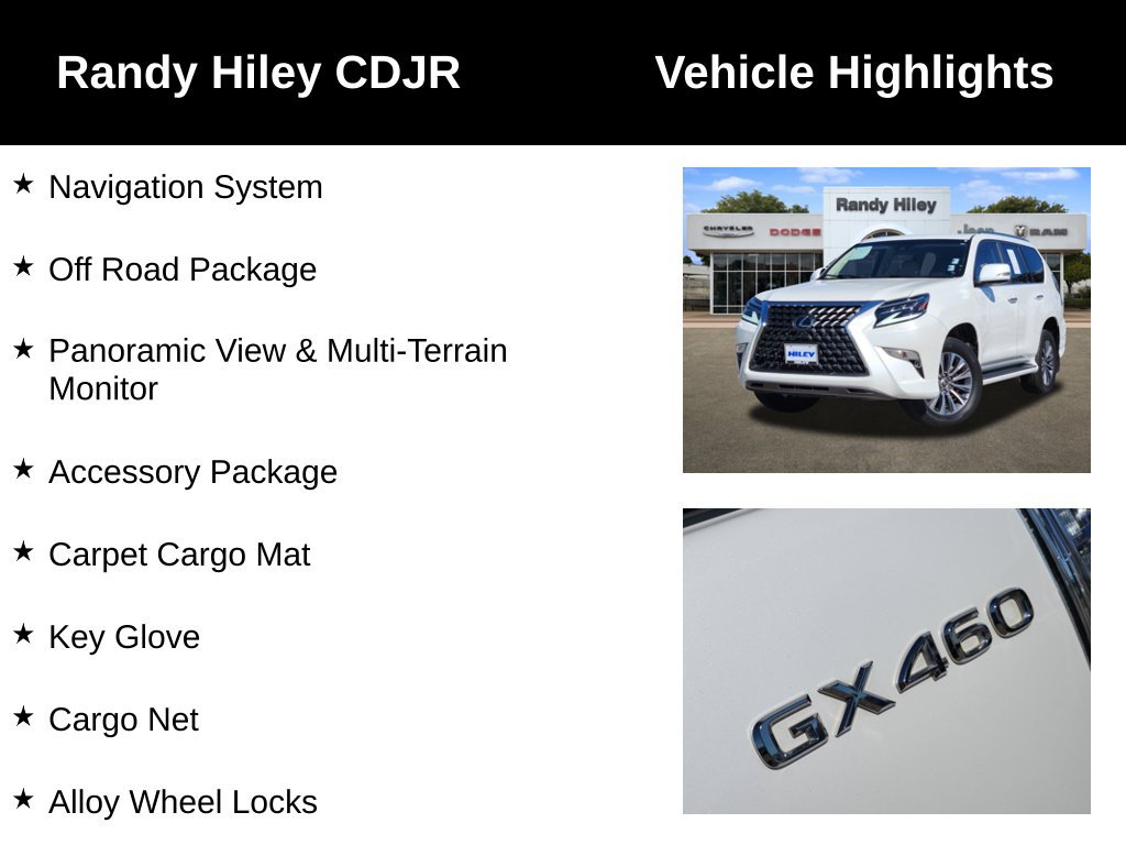 Used 2022 Lexus GX 460 Luxury w/ Off Road Package AWD/4WD image 5
