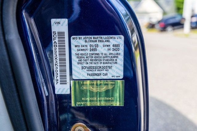 Used 2003 Aston Martin DB7 Vantage image 67