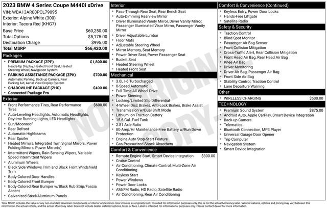 Certified 2023 BMW 440i xDrive Coupe w/ Premium Package image 39