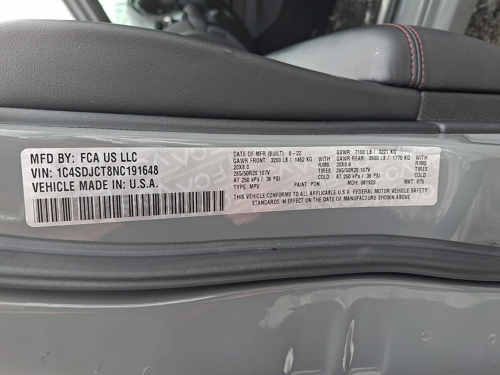 Used 2022 Dodge Durango R/T image 27