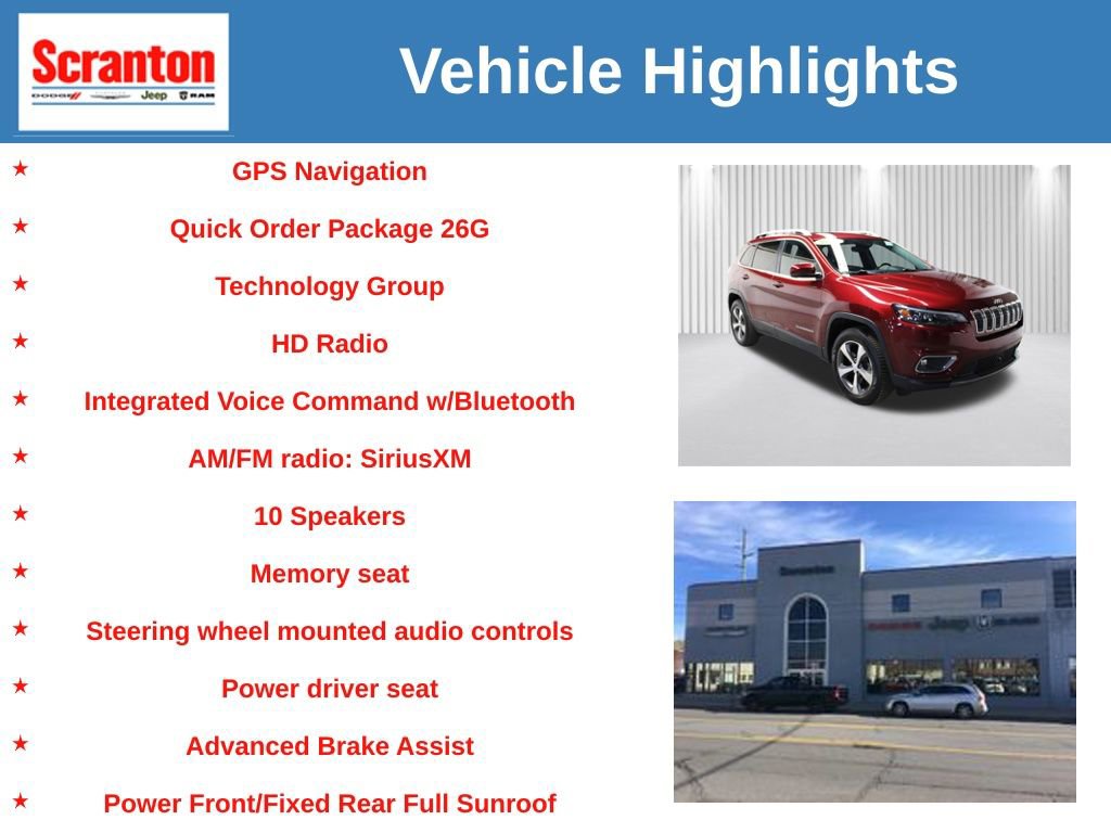 Used 2020 Jeep Cherokee Limited w/ Technology Group image 6