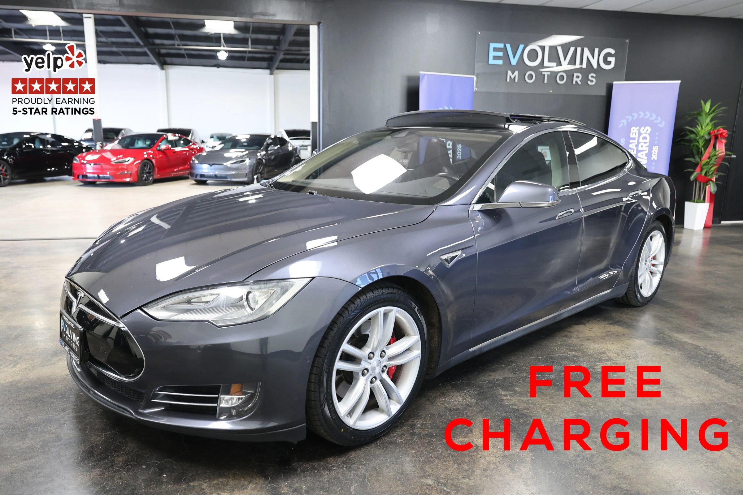 Used 2015 Tesla Model S P85D AWD/4WD image 1