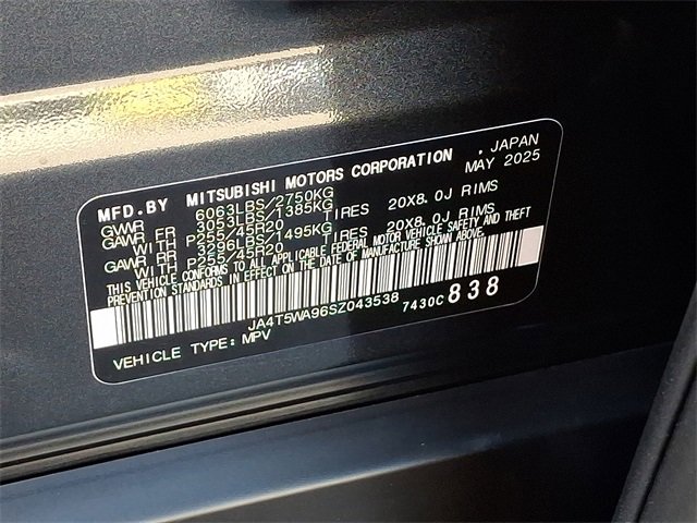 New 2025 Mitsubishi Outlander SEL Black Edition image 10