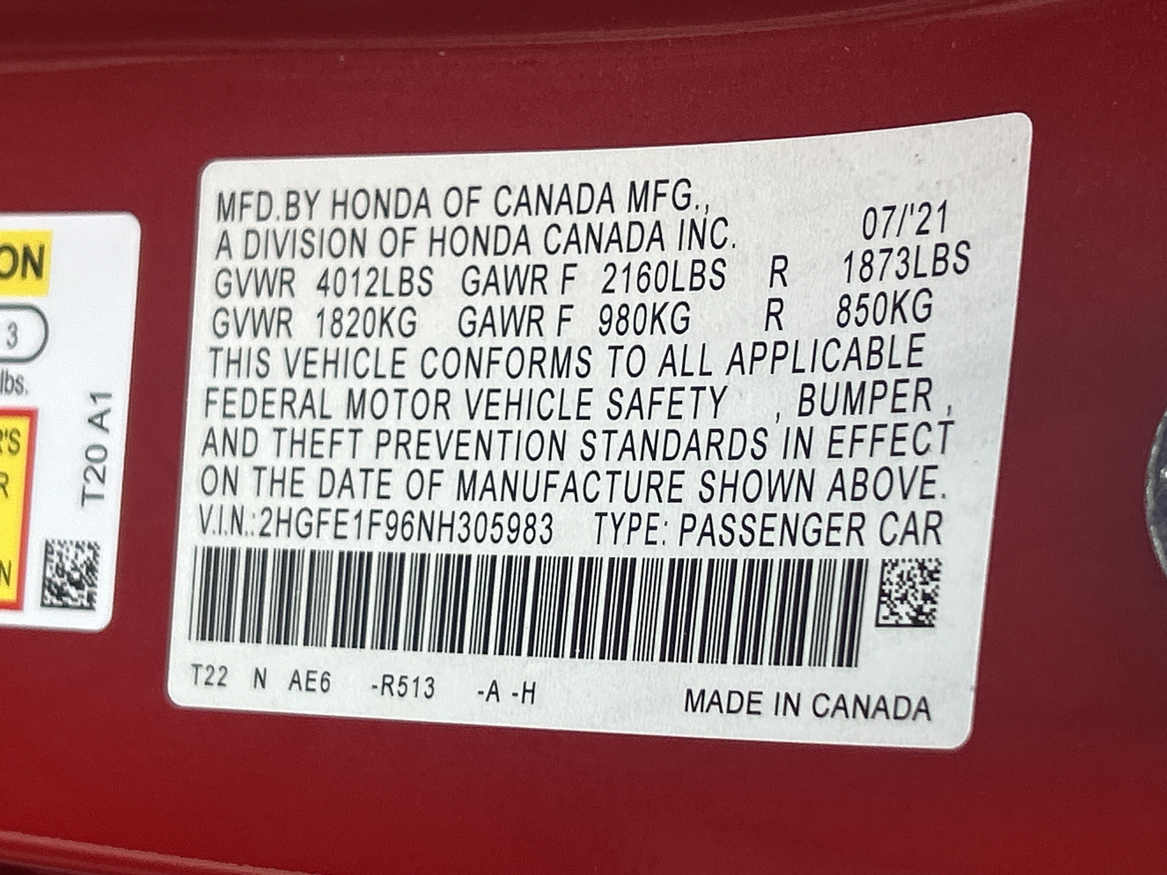 Used 2022 Honda Civic Touring image 36