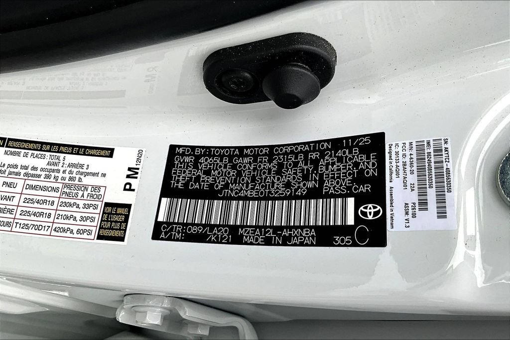 Used 2026 Toyota Corolla XSE FWD image 19