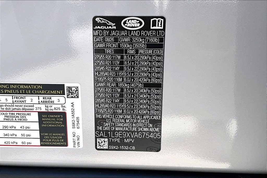 New 2027 Land Rover Range Rover Sport Dynamic SE AWD/4WD image 8