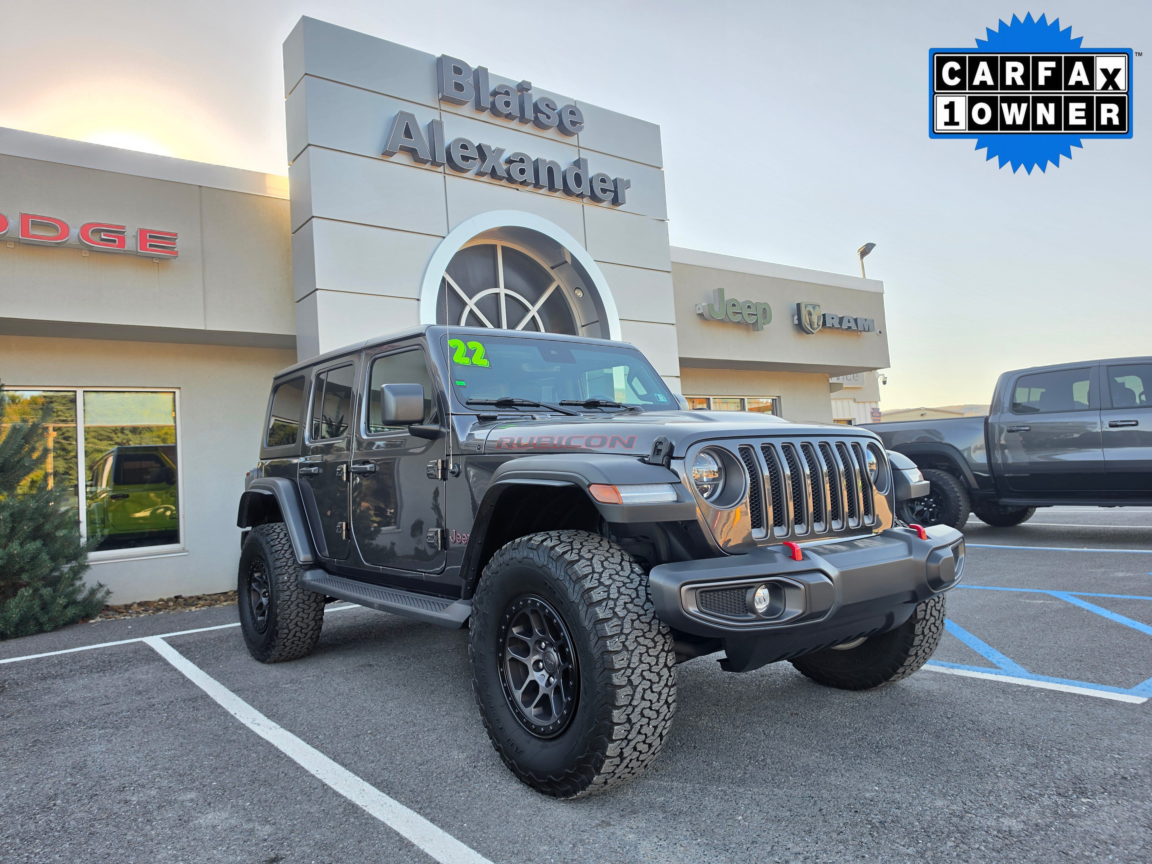 Used 2022 Jeep Wrangler Unlimited Rubicon w/ Xtreme Recon 35" Tire Package