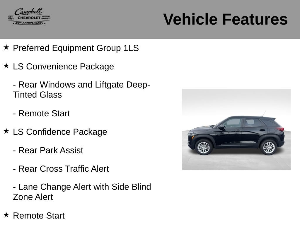 Used 2026 Chevrolet TrailBlazer LS w/ LS Convenience Package AWD/4WD image 5
