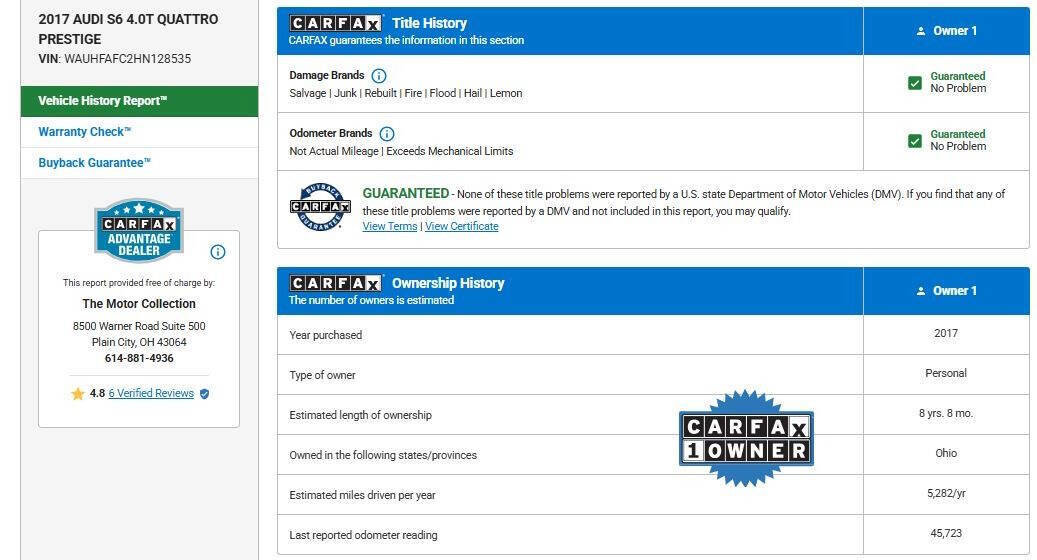 Used 2017 Audi S6 Prestige w/ S6 Sport Package image 12