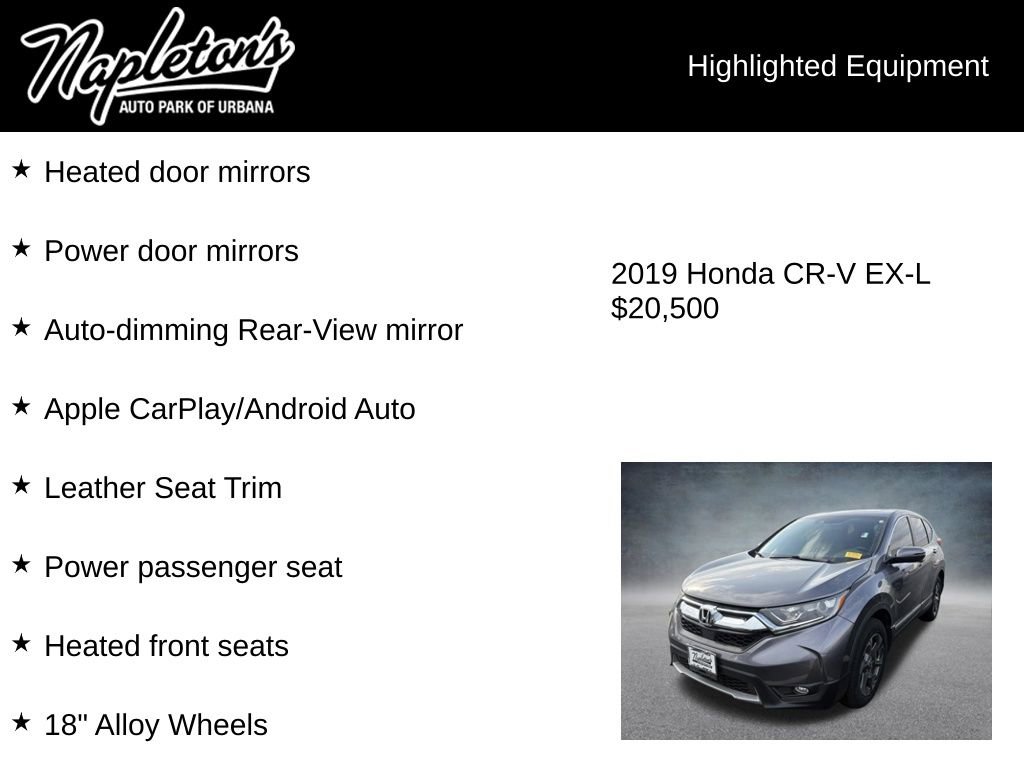 Used 2019 Honda CR-V EX-L image 7