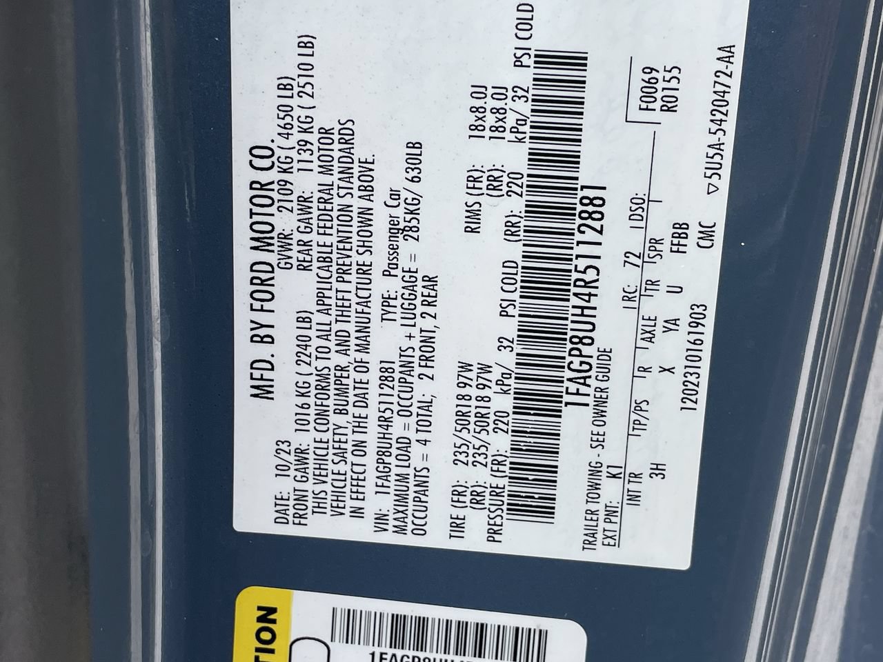 Used 2024 Ford Mustang Premium RWD image 32