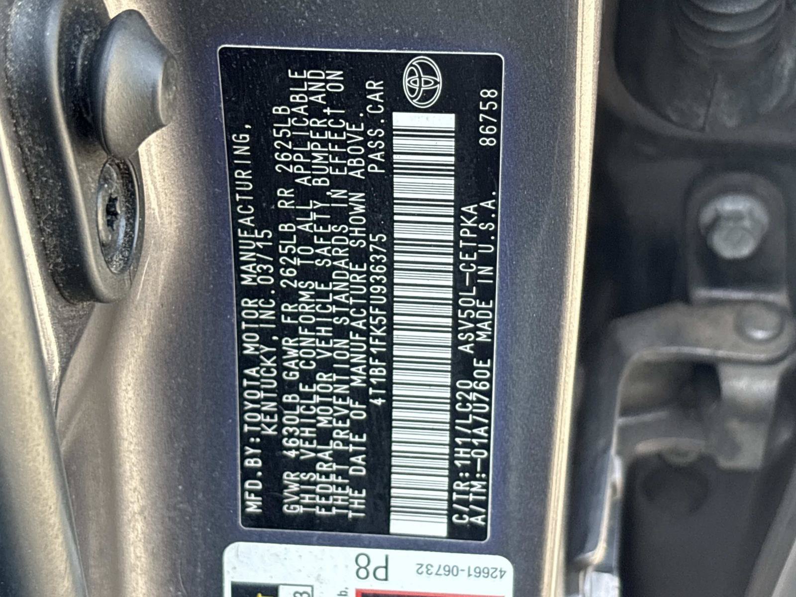 Used 2015 Toyota Camry XSE FWD image 34