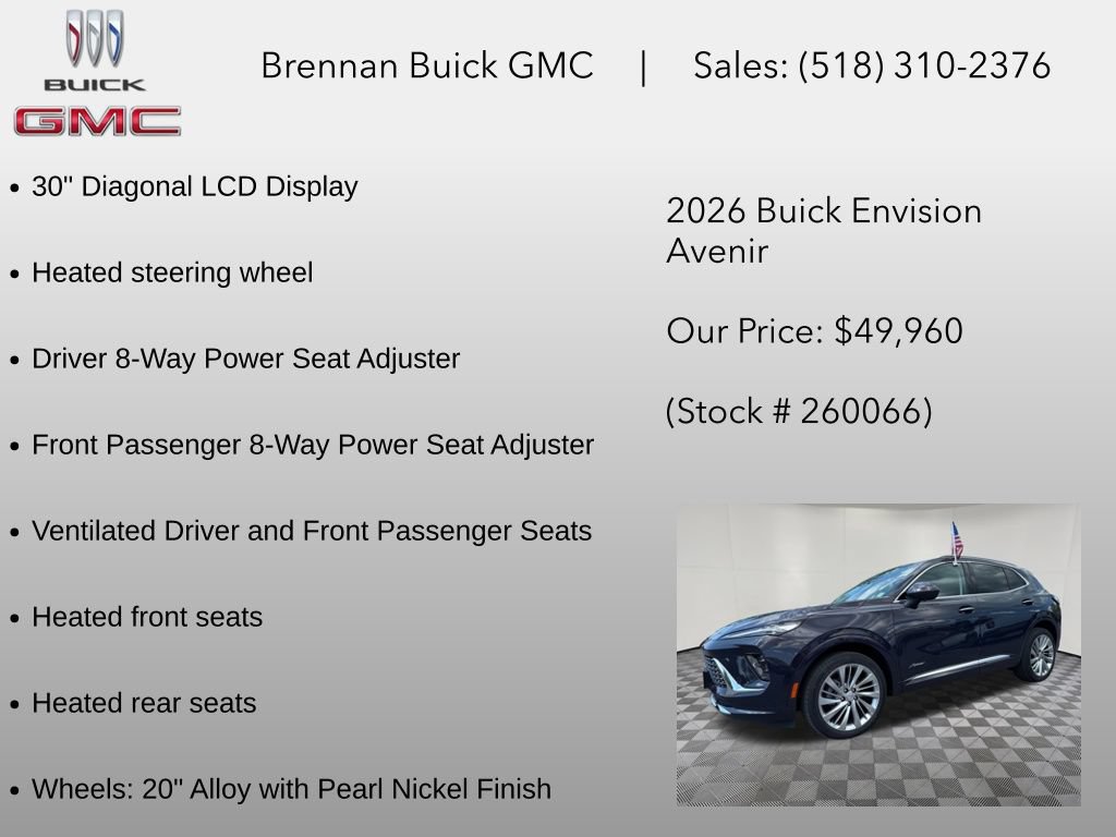 New 2026 Buick Envision Avenir AWD/4WD image 12