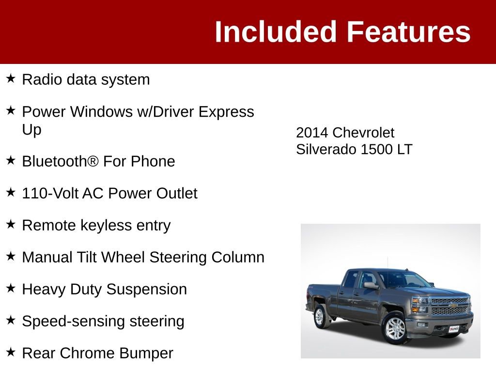 Used 2014 Chevrolet Silverado 1500 LT w/ All Star Edition AWD/4WD image 4