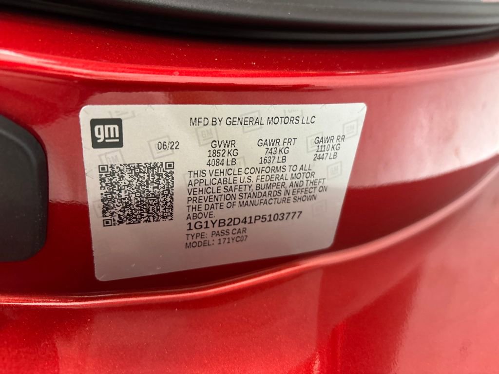 Used 2023 Chevrolet Corvette Stingray Preferred Cpe w/ Z51 Performance Package image 30