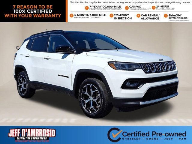 Certified 2024 Jeep Compass Limited AWD/4WD image 1