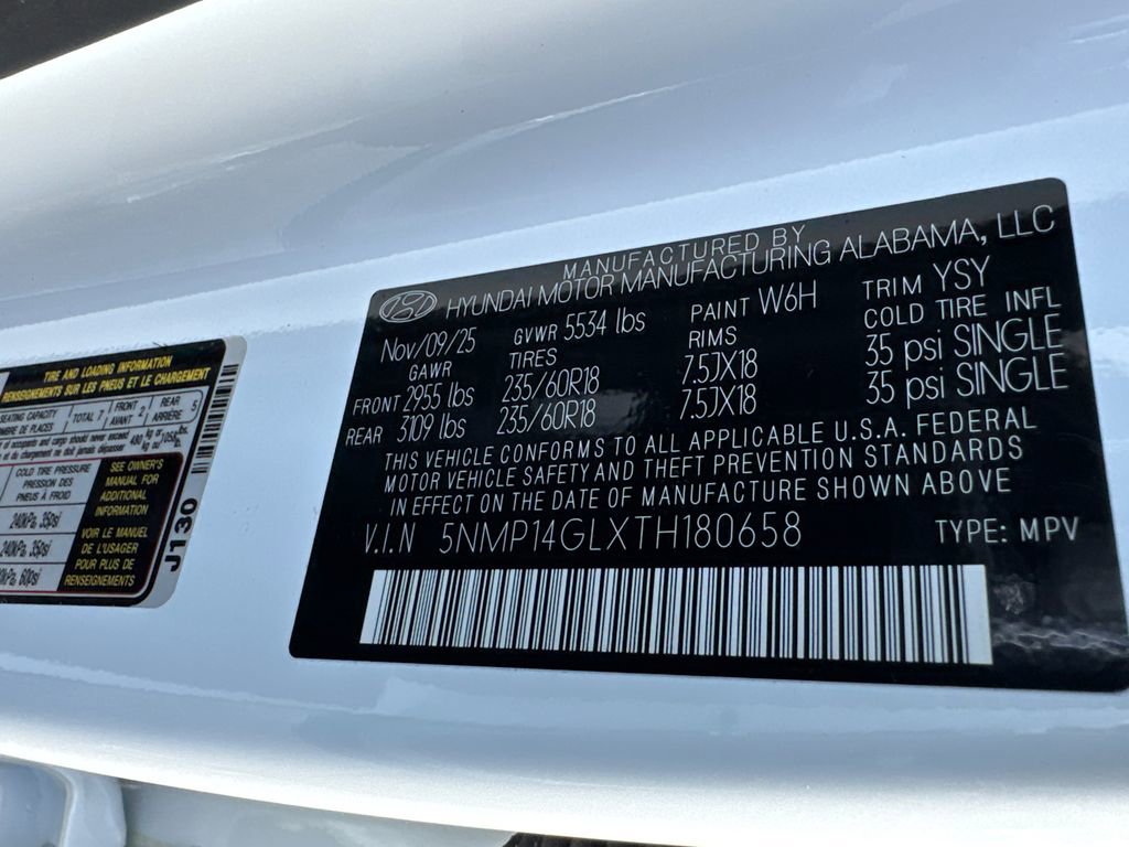 New 2026 Hyundai Santa Fe SE image 23