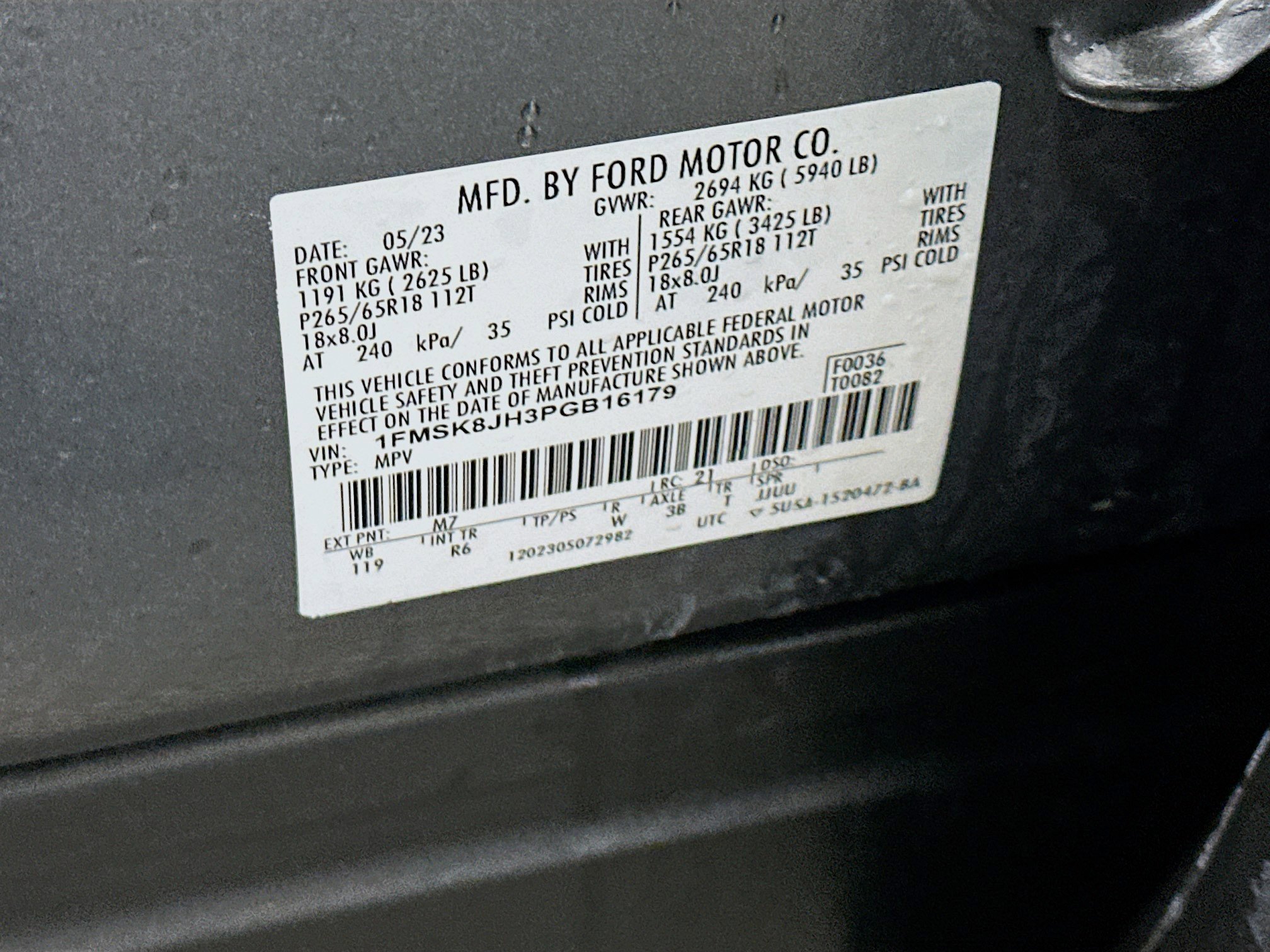 Used 2023 Ford Explorer Timberline w/ Timberline Technology Package image 12