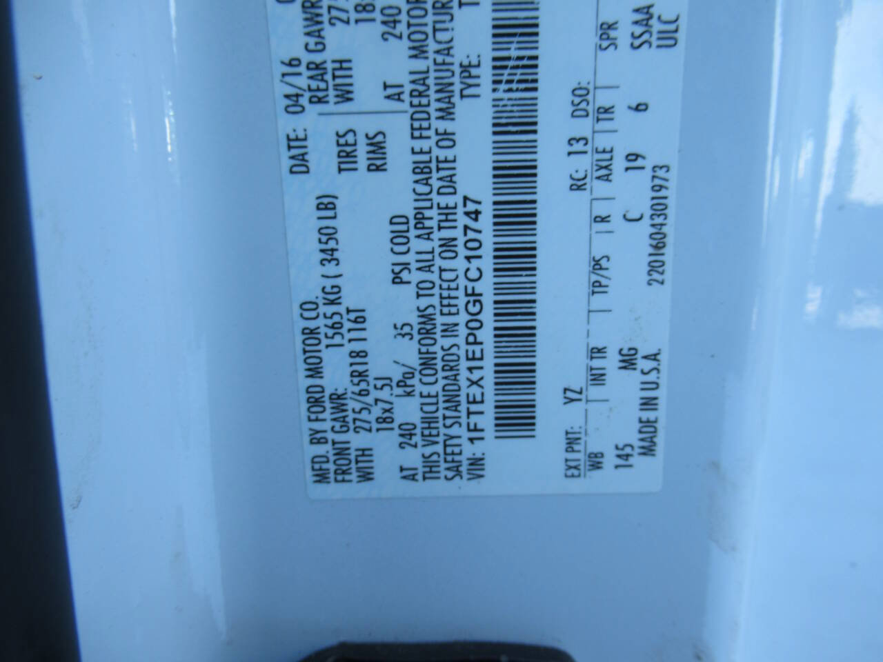 Used 2016 Ford F150 XLT w/ Equipment Group 302A Luxury image 14