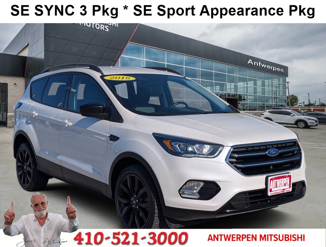 Used 2018 Ford Escape SE w/ SE Sport Appearance Package