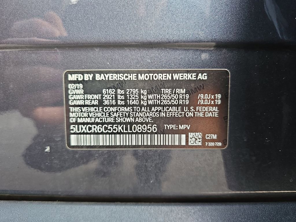 Used 2019 BMW X5 xDrive40i w/ Convenience Package image 36