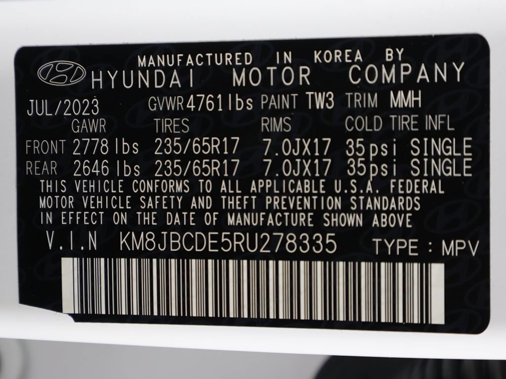 Certified 2024 Hyundai Tucson SEL AWD/4WD image 48