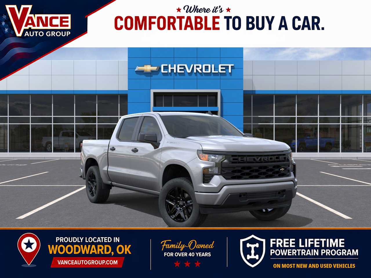 New 2026 Chevrolet Silverado 1500 Custom AWD/4WD image 1