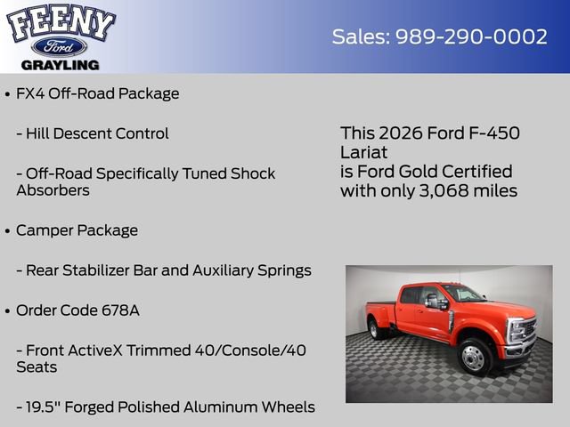 Certified 2026 Ford F450 Lariat w/ Lariat Ultimate Package AWD/4WD image 14