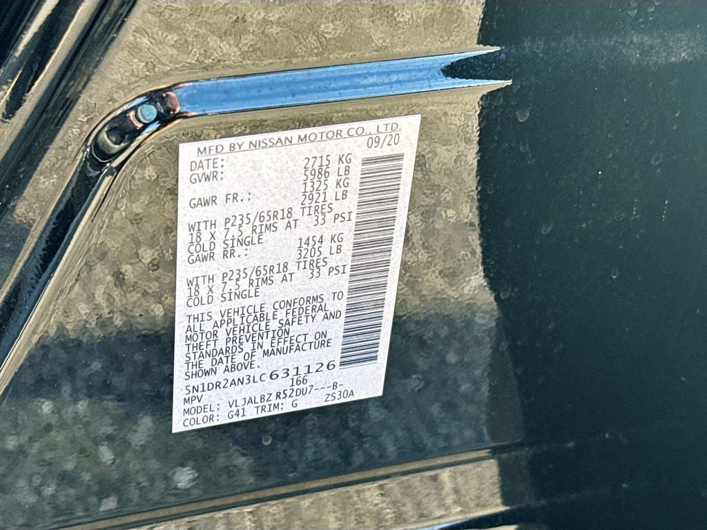 Used 2020 Nissan Pathfinder S image 31