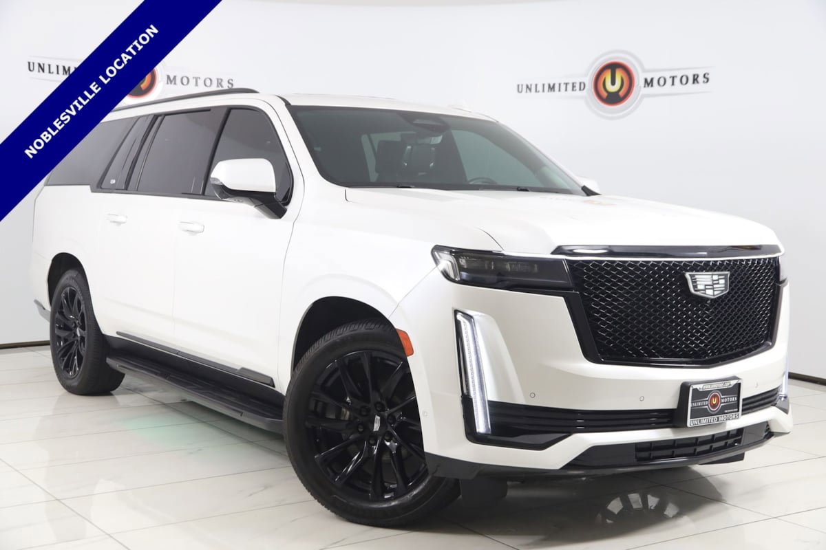 Used 2021 Cadillac Escalade ESV Sport Platinum w/ LPO, ONYX Package AWD/4WD video 1