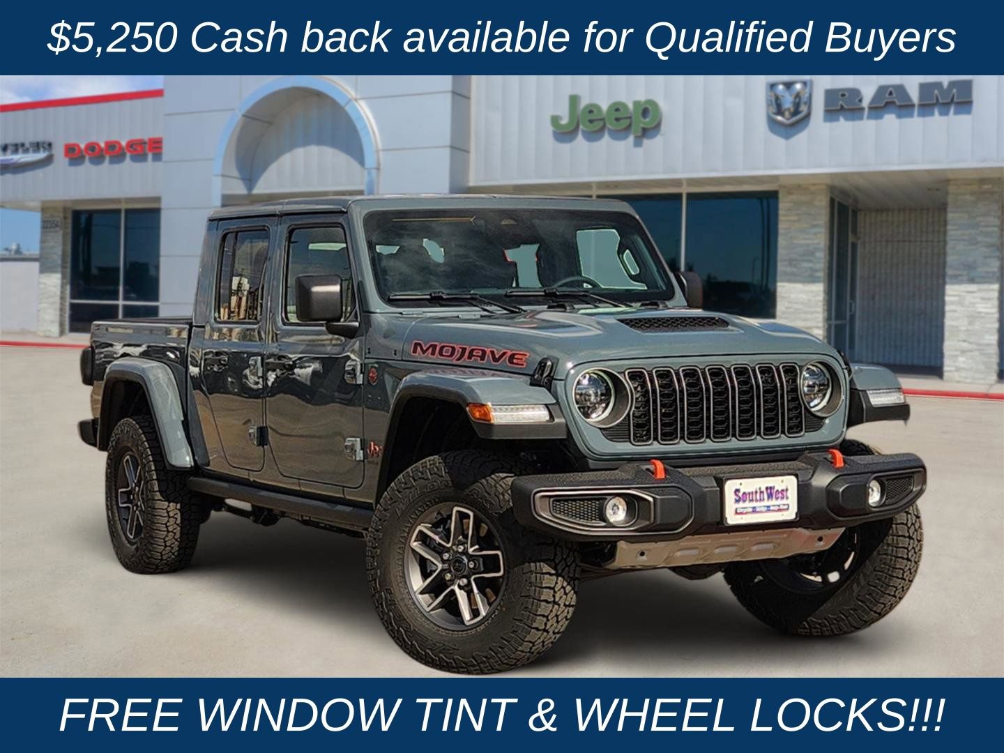 New 2026 Jeep Gladiator Mojave AWD/4WD image 1