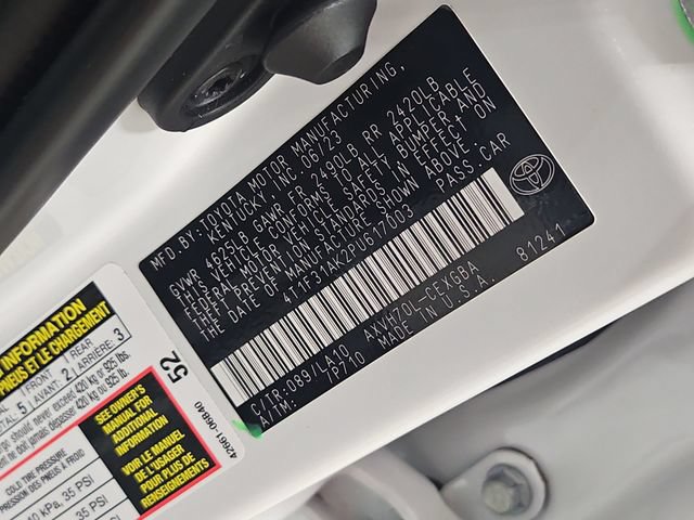 Used 2023 Toyota Camry XLE w/ Cold Weather Package FWD image 30