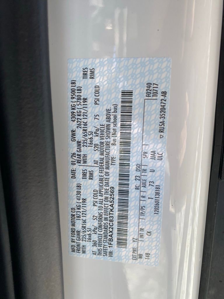 New 2026 Ford Transit 350 XLT image 16