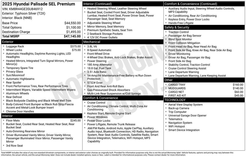 Used 2025 Hyundai Palisade SEL FWD image 3