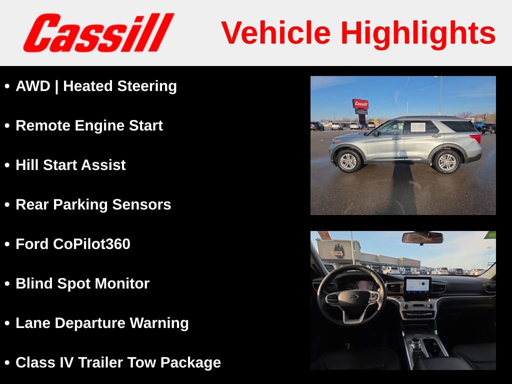 Used 2022 Ford Explorer XLT w/ Equipment Group 202A image 7