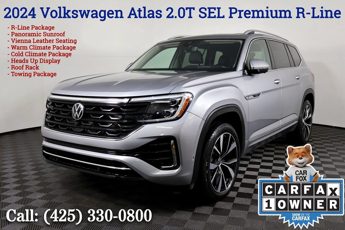 Used 2024 Volkswagen Atlas SEL Premium R-Line AWD/4WD image 1