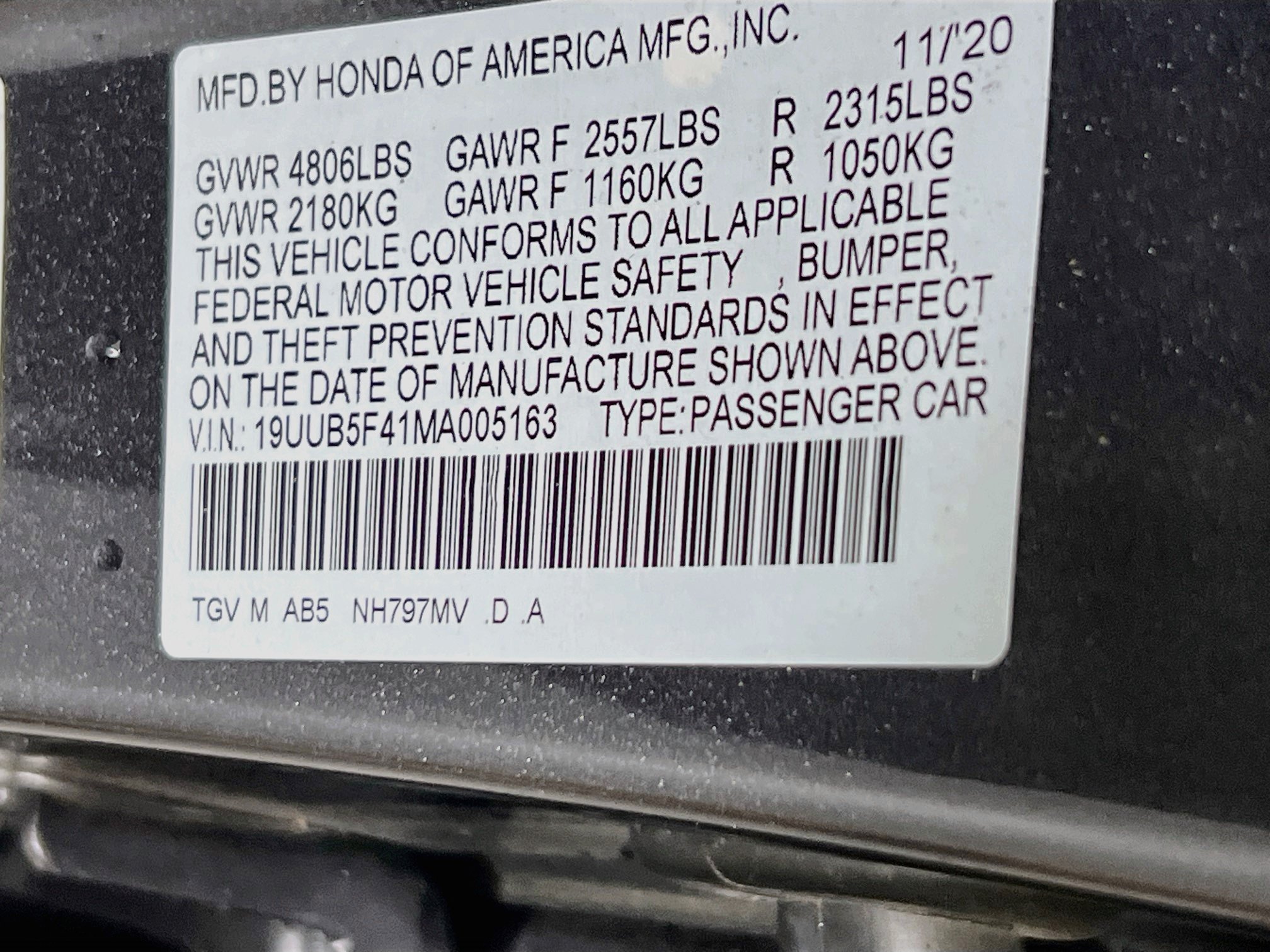 Used 2021 Acura TLX w/ Technology Package FWD image 32