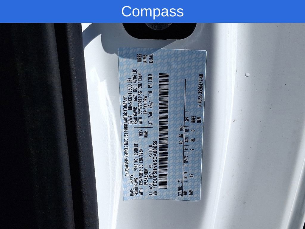 New 2025 Ford F550 4x4 Regular Cab Super Duty w/ XL Chrome Package image 15