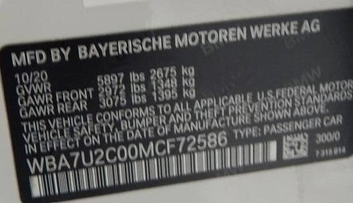Used 2021 BMW 750i xDrive w/ Executive Package AWD/4WD image 13