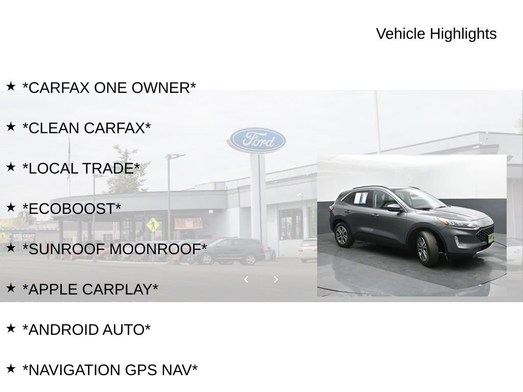 Used 2022 Ford Escape SEL w/ Technology Package AWD/4WD image 19