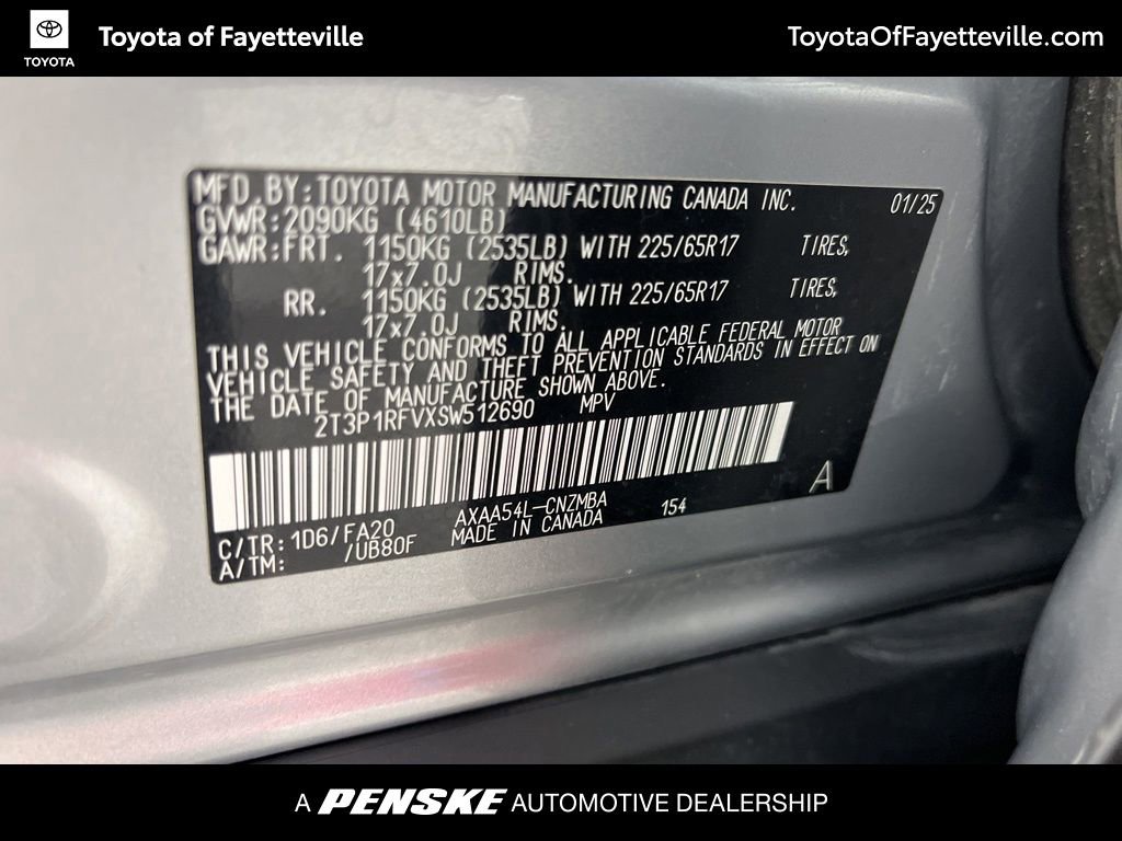 Certified 2025 Toyota RAV4 XLE image 34