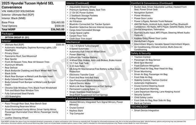 New 2025 Hyundai Tucson SEL image 4