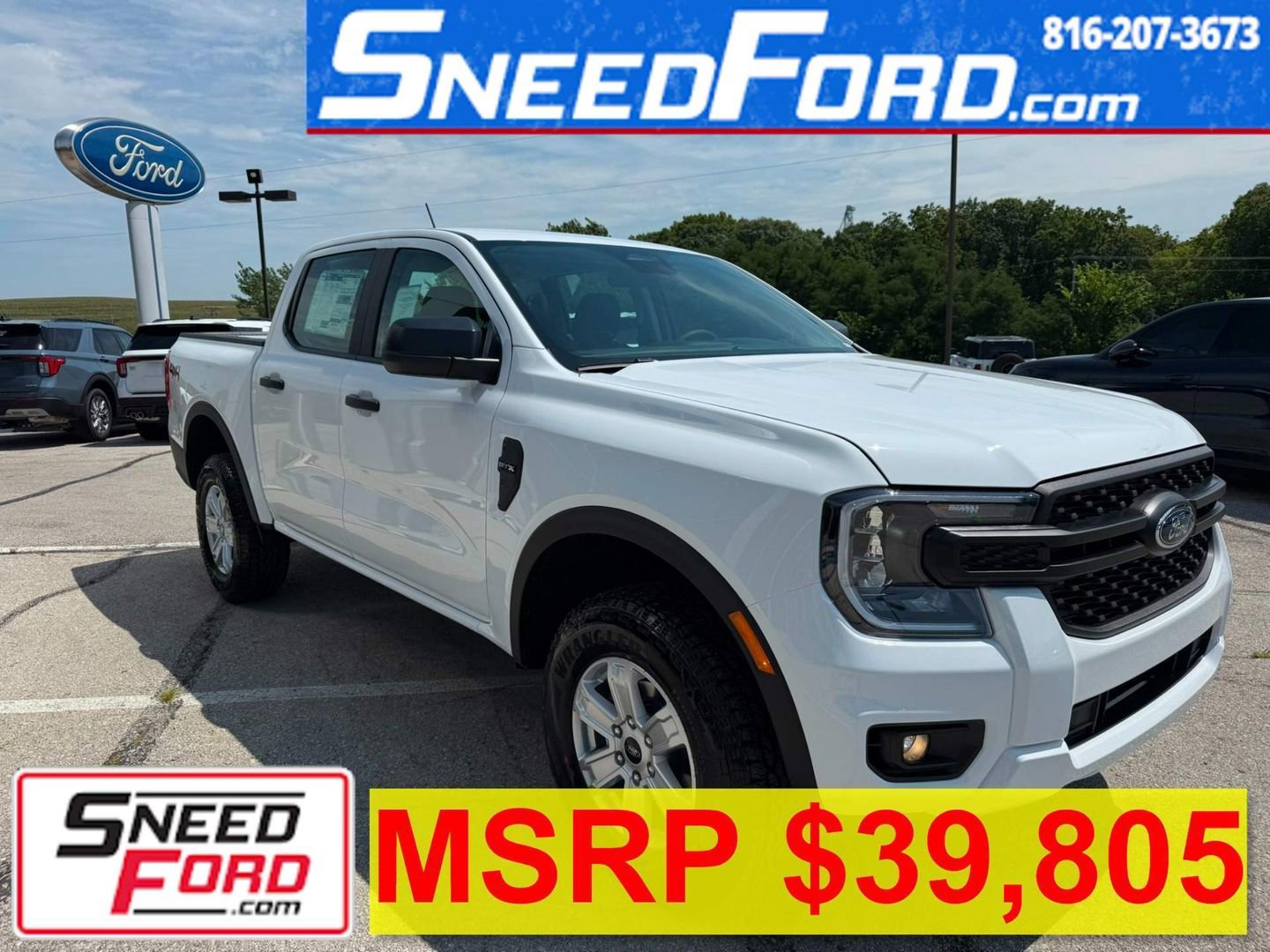 New 2025 Ford Ranger XL w/ Trailer Tow Package