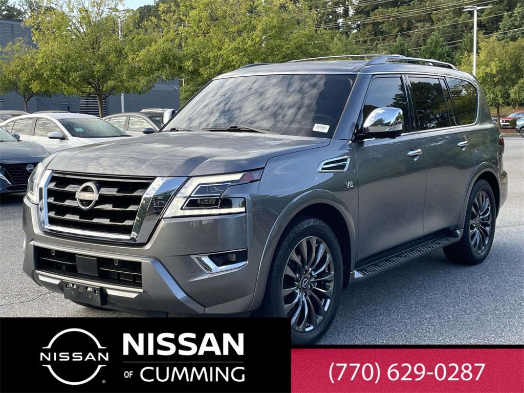 Used 2022 Nissan Armada Platinum w/ Captain's Chairs Package
