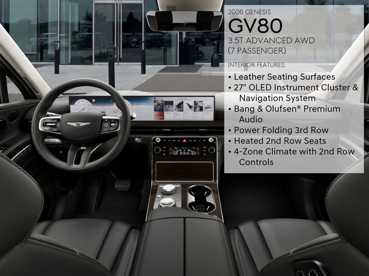 New 2026 Genesis GV80 3.5T Advanced image 19