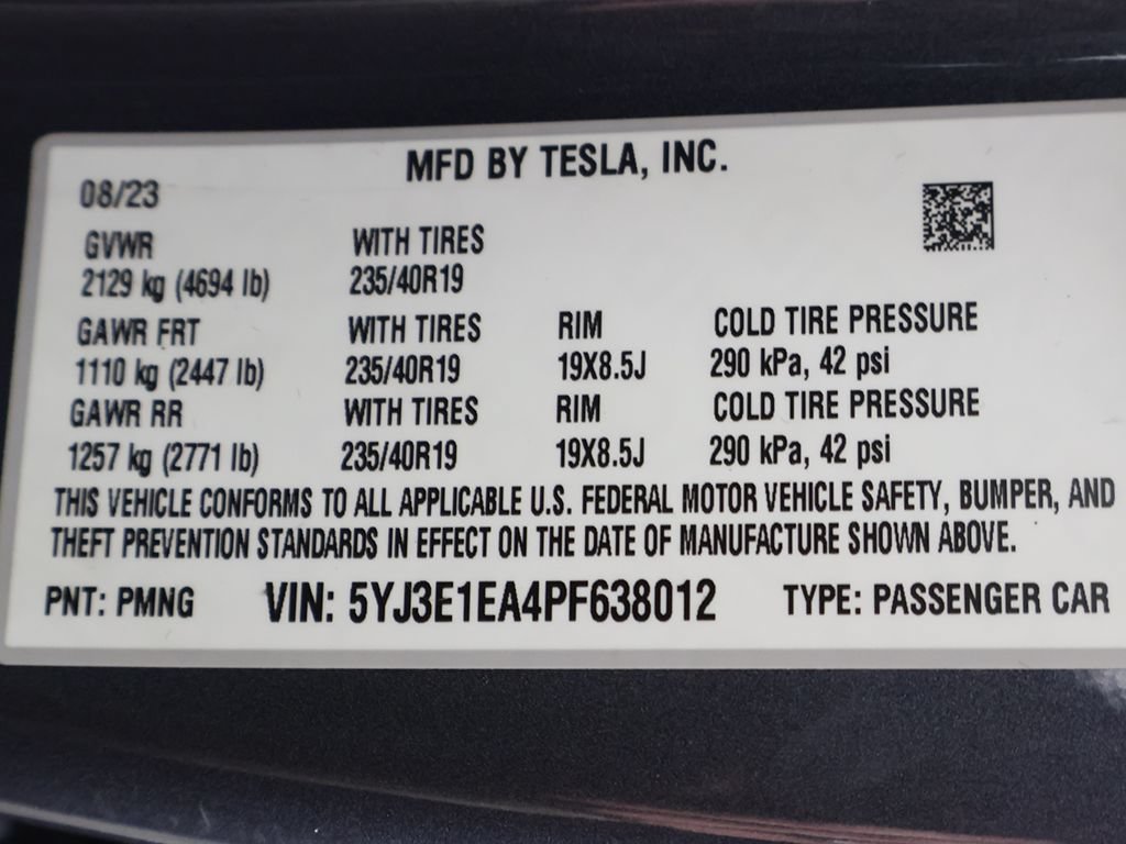Used 2023 Tesla Model 3 Standard Range RWD image 55
