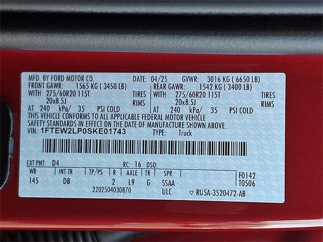 New 2025 Ford F150 STX w/ STX Black Appearance Package image 17