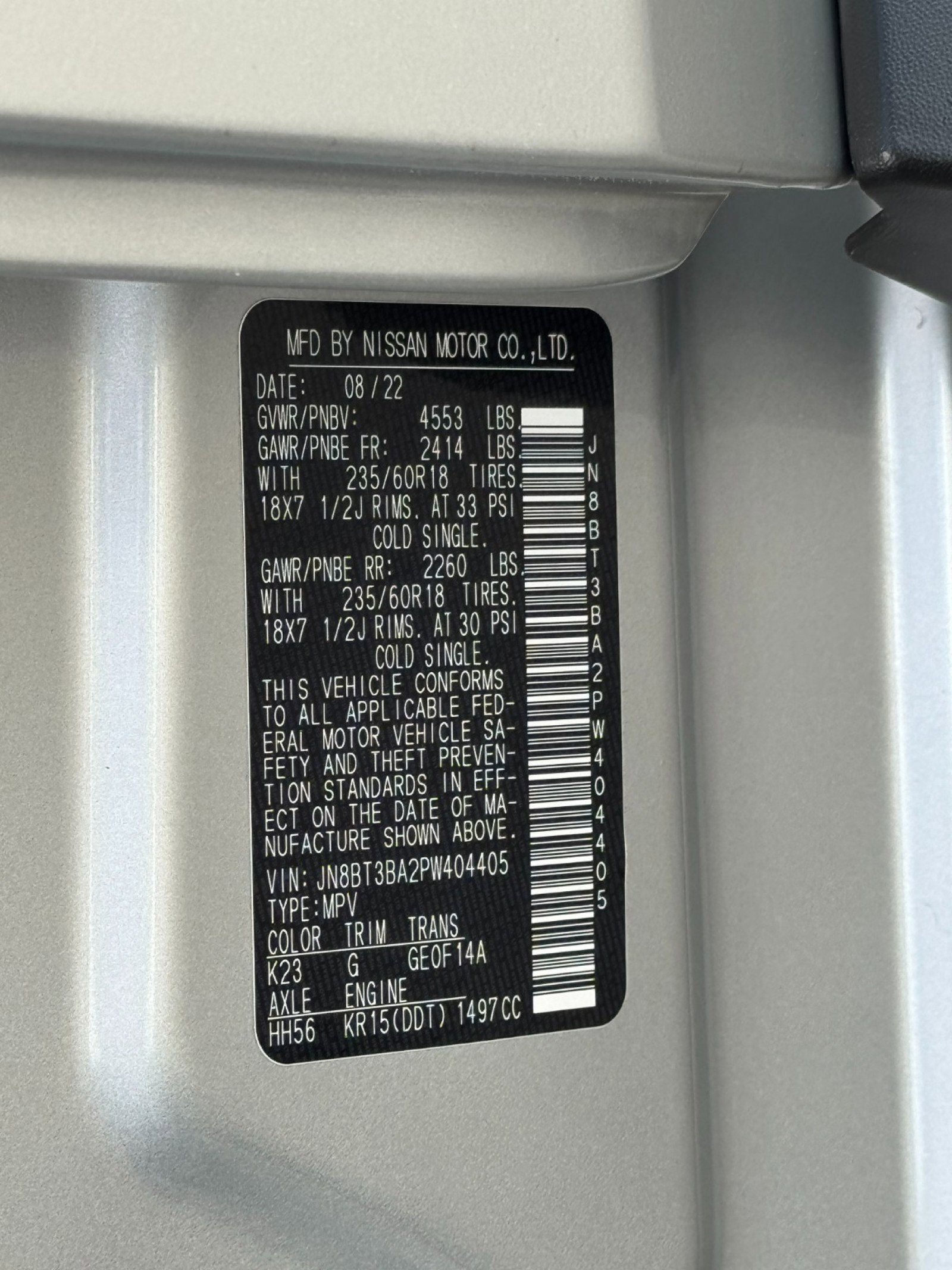 Used 2023 Nissan Rogue SV image 41