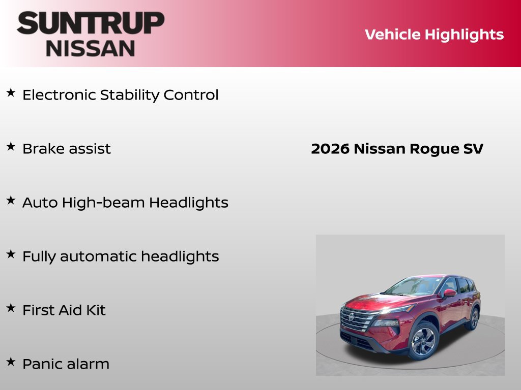 Certified 2026 Nissan Rogue SV AWD/4WD image 45